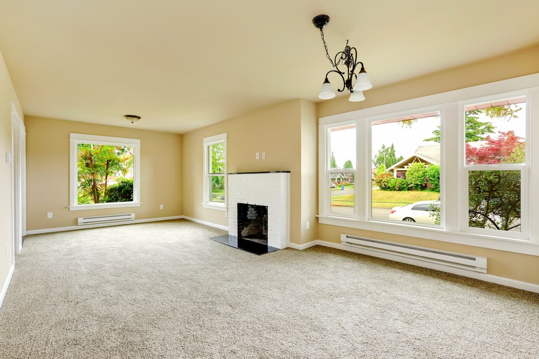 Carpet samples display